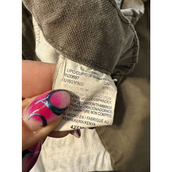 Genuine Dickies Mens Flex Duck Utility Pants Carpenter Flex Regular Fit 42x30 - Picture 3 of 7